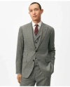 Brooks Brothers Slim Fit Houndstooth Wool-cashmere Suit Jacket In Multicolor