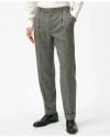 Brooks Brothers Slim Fit Houndstooth Wool-cashmere Suit Pants In Multicolor