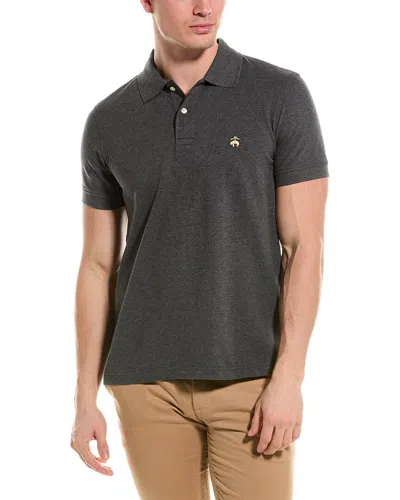 Brooks Brothers Slim Fit Performance Polo Shirt In Grey