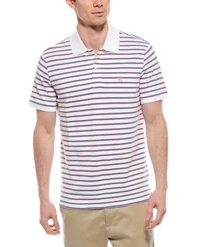 Brooks Brothers Slim Fit Pique Polo Shirt In Purple