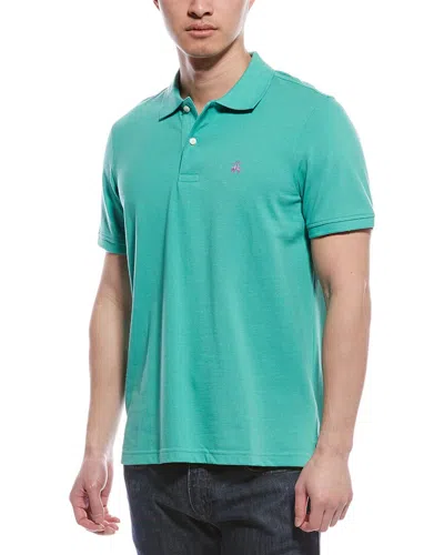 Brooks Brothers Slim Fit Pique Polo Shirt In Green