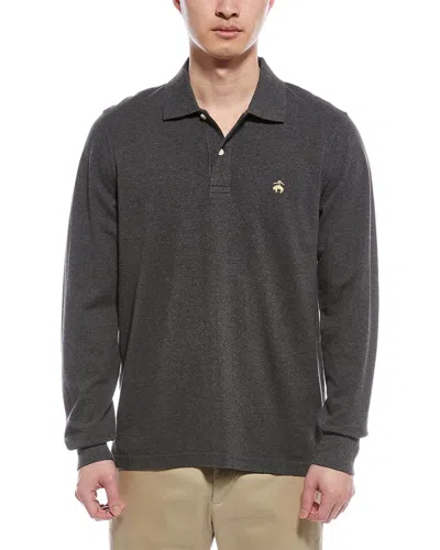 Brooks Brothers Slim Fit Polo Shirt In Gray