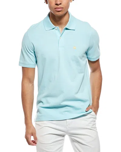 Brooks Brothers Slim Fit Polo Shirt In Blue