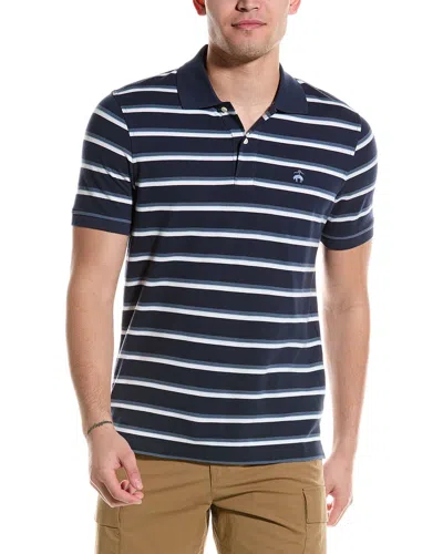 Brooks Brothers Slim Fit Polo Shirt In Blue