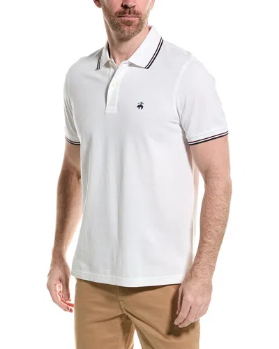 Brooks Brothers Slim Fit Polo Shirt In White