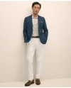 Brooks Brothers Slim Fit Stretch Cotton Advantage Chino Pants In White