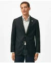 Brooks Brothers Slim Fit Stretch Saxxon Wool 1818 Blazer In Navy