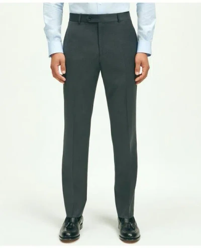Brooks Brothers Slim Fit Wool 1818 Dress Pants In Grey