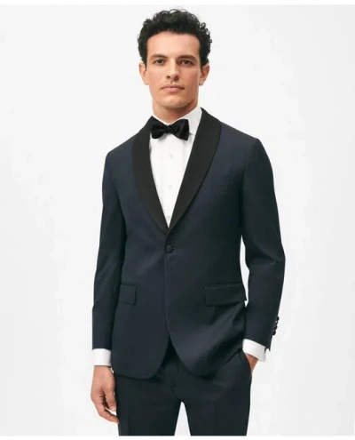 Brooks Brothers Slim Fit Wool 1818 Shawl Collar Tuxedo In Navy