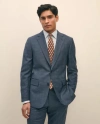 Brooks Brothers Slim Fit Wool Check 1818 Suit In Blue