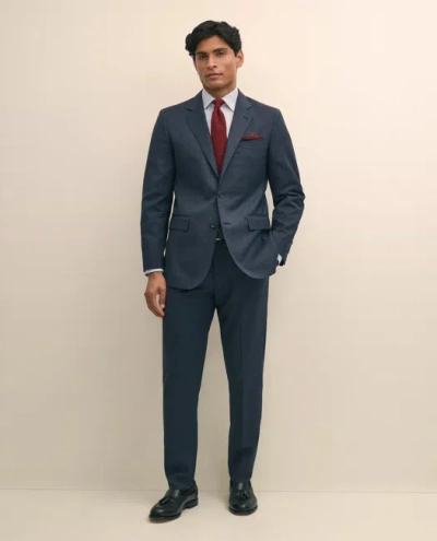Brooks Brothers Slim Fit Wool Check 1818 Suit In Blue