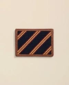 Brooks Brothers Smathers & Branson Needlepoint Bb Uniform Card Case Shoes In Multi