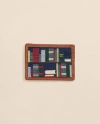 Brooks Brothers Smathers & Branson Needlepoint Bookshelf Card Case In Multi