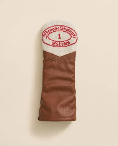Brooks Brothers Smathers & Branson Needlepoint Golden Fleece Driver Headcover Shoes In Animal Print