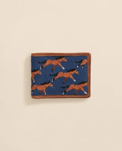 BROOKS BROTHERS SMATHERS & BRANSON NEEDLEPOINT HORSE WALLET