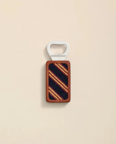 Brooks Brothers Smathers & Branson Needlepoint Rep Stripe Bottle Opener Shoes In Multi