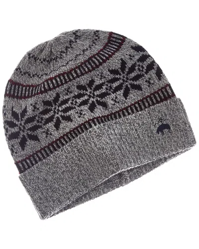 Brooks Brothers Snowflake Fairisle Wool & Cashmere-blend Beanie In Multi
