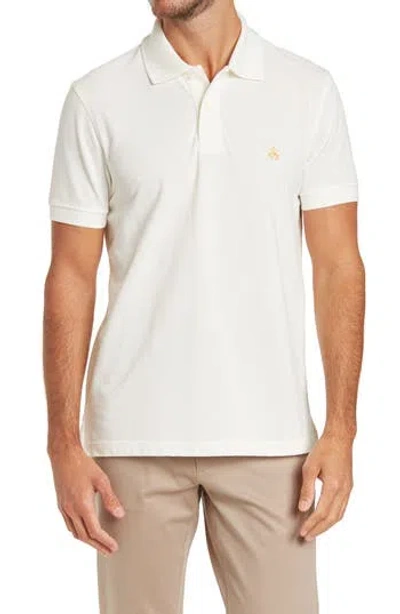 Brooks Brothers Solid Piqué Slim Fit Polo In White