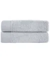 Brooks Brothers Solid Signature 2pc Bath Sheets In Gray