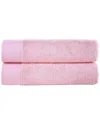 Brooks Brothers Solid Signature 2pc Bath Sheets In Pink