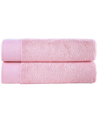 BROOKS BROTHERS BROOKS BROTHERS SOLID SIGNATURE 2PC BATH SHEETS