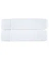 Brooks Brothers Solid Signature 2pc Bath Sheets In White