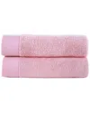 Brooks Brothers Solid Signature 2pc Bath Sheets In Pink