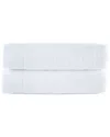 Brooks Brothers Solid Signature 2pc Bath Towels In White