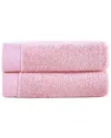 Brooks Brothers Solid Signature 2pc Hand Towels In Pink