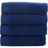 Brooks Brothers Solid Signature 4-pack Turkish Cotton Washcloths In Navy