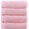 Brooks Brothers Solid Signature 4-pack Turkish Cotton Washcloths In Pink