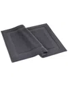 Brooks Brothers Solid Signature Bath Mat In Silver