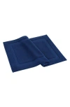 Brooks Brothers Solid Signature Cotton Bath Mat In Navy