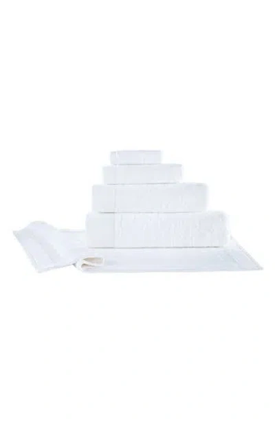 Brooks Brothers Solid Signature Cotton Bath Towel In White