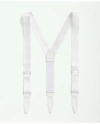 Brooks Brothers Solid Suspenders Shoes | White