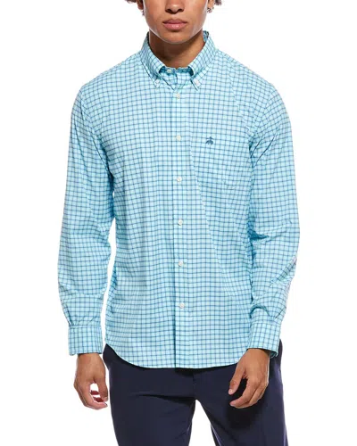 Brooks Brothers Sport Fit Performance Shirt In Blue