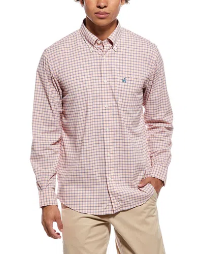 Brooks Brothers Oxford Seasonal Pattern Shirt In Pink