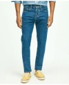 Brooks Brothers Straight Fit Denim Jeans In Medium Blue