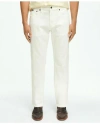 Brooks Brothers Straight Fit Denim Jeans In White