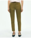 Brooks Brothers Stretch Cotton Advantage Chino Pants In Olive