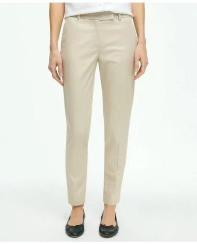 Brooks Brothers Stretch Cotton Advantage Chino Pants In Stone