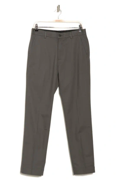 Brooks Brothers Stretch Cotton Chino Pants In Magnetgrey