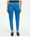 Brooks Brothers Stretch Cotton Five-pocket Pants In Bright Blue