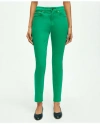 Brooks Brothers Stretch Cotton Five-pocket Pants In Green