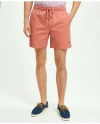 Brooks Brothers Stretch Cotton Friday Club Shorts In Dark Pink
