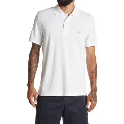 Brooks Brothers Stretch Cotton Piqué Polo In White