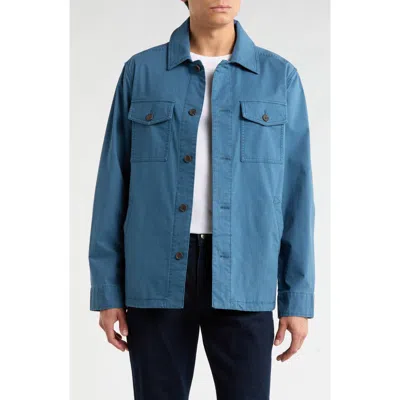 Brooks Brothers Stretch Cotton Shirt Jacket In Animal Print