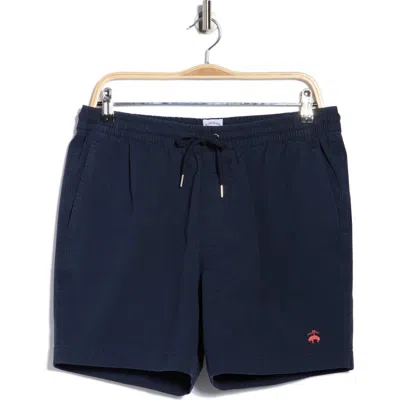 Brooks Brothers Stretch Cotton Shorts In Blue