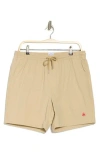 Brooks Brothers Stretch Cotton Shorts In Safari