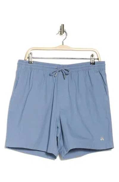 Brooks Brothers Stretch Cotton Shorts In Stonewash